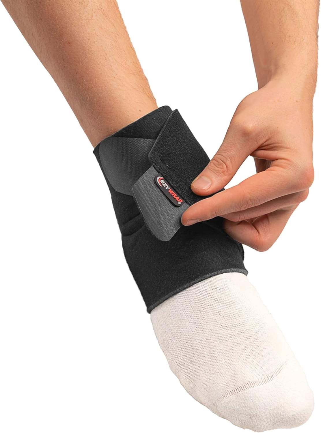 Ezy Wrap 7750 Universal Ankle Compression Wrap – Hot and Cold Therapy Ankle System – Enhance Your Mobility in a Safe Wrap with this Ankle Support – Unique Compression Ankle Brace