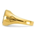thumbnail image 3 of Auriga Fine Jewelry 14K Yellow Gold Men's Oval Onyx Blue Lodge Master Masonic Ring Size 10, 3 of 6