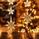 thumbnail image 5 of Decoración navideña con luz LED navideña con ventosa, árbol de Navidad, copo de nieve, muñeco de nieve, funciona con pilas, para interior, dormitorio, escaparate, luces navideñas, luces navideñas blan, 5 of 6