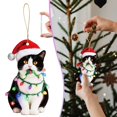 thumbnail image 2 of WMGHA 2D Realistic Cat Christmas Ornament Acrylic Lifelike Decor - Memorial Keepsake for Cat Lovers, Personalized Pet Gift for Women & Men for Xmas Tree Decorating, 2 of 8