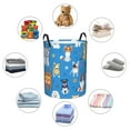 thumbnail image 3 of Lsque Cute Dogs pattern Laundry Hamper Basket, Tall Woven Rope Hamper Basket for Clothes, Lightweight Storage Basket, Collapsible Waterproof-Medium, 3 of 8