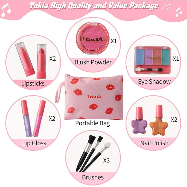 Tokia kids makeup kit for little girl hotsell
