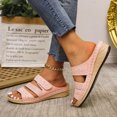 thumbnail image 1 of Zapatillas de tacón inclinado de una línea para mujer, novedad de verano, informales, a la moda, para exteriores Wmkox8yii hj789, 1 of 9