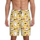 thumbnail image 1 of Balery Rabbit Hunger Pantalones cortos de pijama de punto de algodón para hombre con cinturilla y bolsillos-Large, 1 of 6