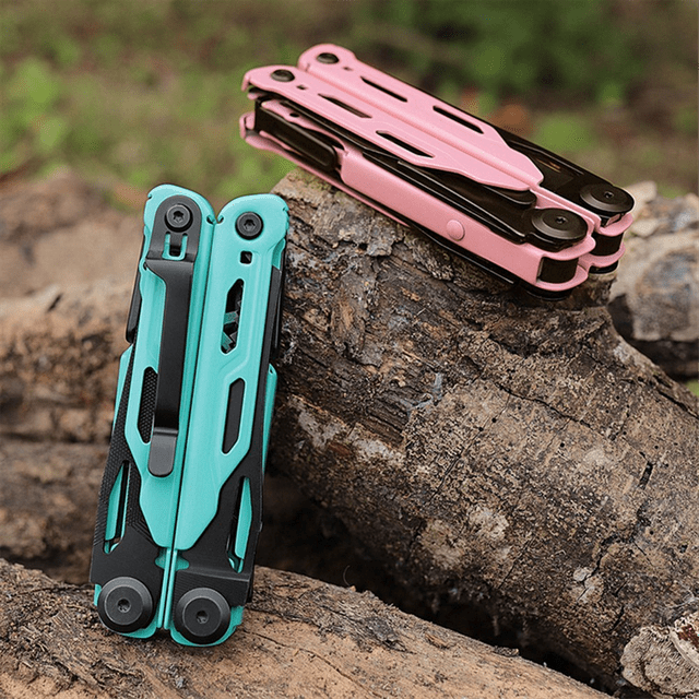 Multi-Function Tool Folding Pliers Needle-Nosed Pliers Multi-Function Small Pliers Outdoor Emergency Survival Gadgets B