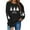 Black, variant on Maplenight Christmas Sweatshirt for Women Christmas Tree Graphic Crew Neck Sweatshirts Fall Winter Long Sleeve Casual Pullover Tops