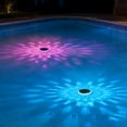 1pc Solar-powered Floating Pool Light, Remote-controlled Floating Pool ...