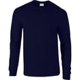 thumbnail image 6 of Gildan Mens Plain Crew Neck Ultra Cotton Long Sleeve T-Shirt, 6 of 10