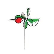 In the Breeze 2811 — Baby Hummingbird Garden Spinner — Colorful and Fun Bird Wind Spinner for Yards and Gardens