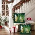 thumbnail image 2 of Christmas Pillow Covers 18x18 Inch Set of 2 Christmas Tree Green Decorative Throw Pillow Covers Winter Holiday Cushion Cases Decor for Home Couch Sofa, 2 of 6
