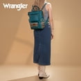 thumbnail image 3 of Wrangler Aztec Women Backpack Purse Convertible Fashion Ladies Anti Theft with Adjustable Strap, Turquoise, 3 of 7