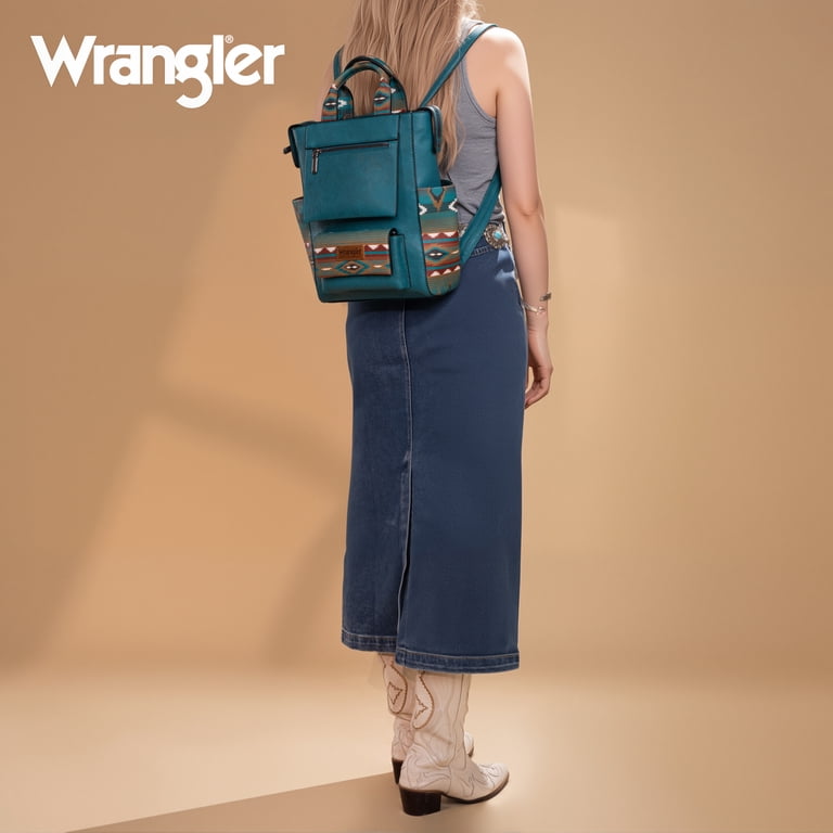 3110 Wrangler Aztec Backpack Purse Convertible Fashion Anti Theft Wrangler Aztec Women Backpack Purse Convertible Fashion  main image 4