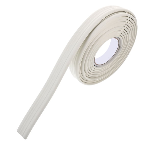 OFFIGAM Self Adhesive White Vinyl Wall Molding Kit Peel and Stick Baseboard Trim
