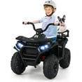 thumbnail image 1 of OLAKIDS 24V Ride on Car, Kids ATV Quad with Bluetooth, Music, LED Lights, Power Display, Rear Storage Rack, Spring Suspension, Electric 4 Wheeler for Kids Boys Girls Aged 3+ Years, 1 of 9