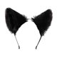 thumbnail image 5 of Diadema de felpa con orejas, tocados para el pelo, accesorios para fiestas de disfraces, accesorios para el cabello para puesta en escena, fiestas de Negro, 5 of 10