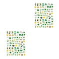 thumbnail image 4 of Wisewang Nail Wraps Sticker Crafting Fashion Manicure Labels Sculpture Design Adhesive Decals Patrick's Celebration Supplies WG488 2Set, 4 of 6