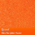 thumbnail image 2 of Glitter LICOOL GLITTER iridiscente naranja fino 100 g, 2 of 6