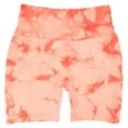 thumbnail image 3 of Pantalones cortos de entrenamiento Tie Dye NikouMX para mujer sin costuras altos, 3 of 8