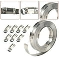 thumbnail image 1 of 304 Stainless Steel Hose Clamp Kit For Conduit 11.5Ft Belt With Fasteners Diy, 1 of 8
