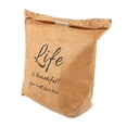 thumbnail image 1 of Reusable Silicone Bag Kraft Paper Lunch Bag   Paper Aluminum Film Lunch Box Bag, 1 of 8