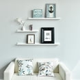 thumbnail image 2 of WELLAND 48" Vista Photo Ledge Floating Wall Shelf, Set of 2, White, 2 of 5