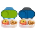 thumbnail image 1 of Snack Box b.box O'Breeze + Blue Slate 500 ml (paquete de 2) para niños, 1 of 7