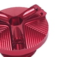 thumbnail image 3 of Tapón de llenado de aceite para motocicleta, tapón de drenaje de aceite del motor, tuerca del cárter (2017, 2018, 2019, 2020), fácil de instalar. rojo, 3 of 8