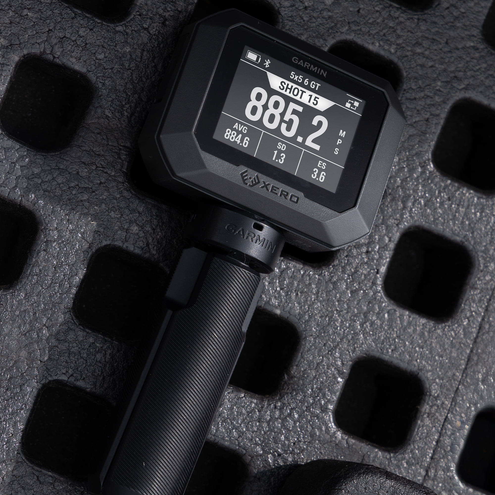 Garmin Xero C2 Compact Ballistic Chronograph, FPS Velocity Measurement for Range Shooting, Pocket-Size Design, Live Data on Garmin-Smartwatch, ShotView App Compatible Bundle
