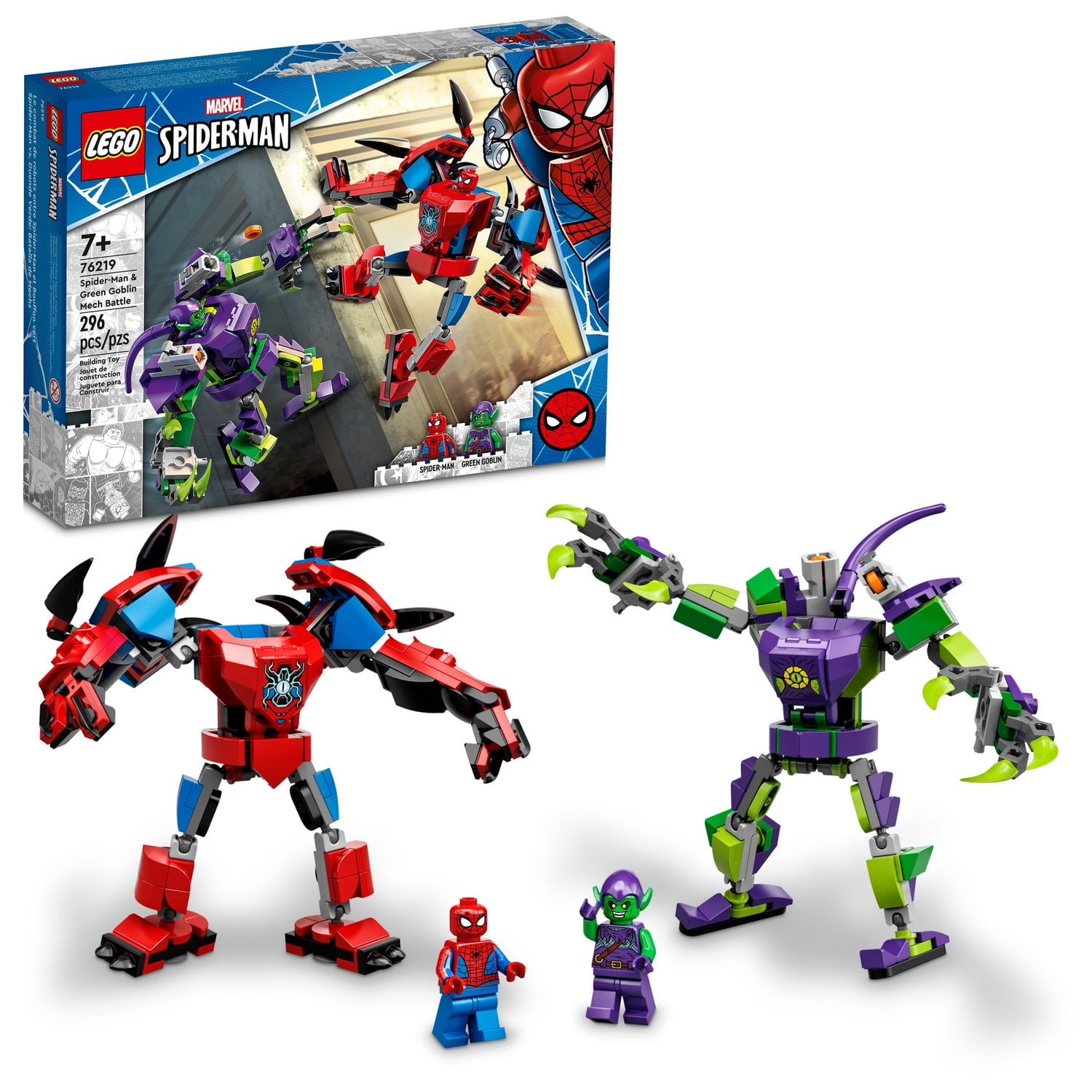 LEGO Marvel Spider-Man & Green Goblin Battle 76219 Building Kit (296 Pieces) - Walmart.com