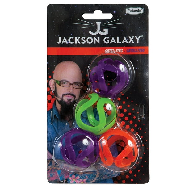 Petmate Jackson Galaxy Satellites Cat Toy, 4 count