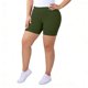 thumbnail image 2 of TaTaai Women's Plus Size Ribbed Yoga Shorts 3 Inch Elastic Waist Stretchy High Waist Athletic Gym Workout Non See Through Tummy Control Casual Lounge Bottoms Gift, 2 of 8