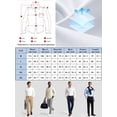 thumbnail image 2 of Mens White Dress Shirts Long Sleeve Button Down Shirt Solid Formal Shirt Business Casual for Men XL, 2 of 8