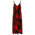thumbnail image 6 of Red Black Red And Black Ink, Abstract Art Sleeveless Dress Women's Evening Dress Womans Clothing, 6 of 9
