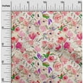 thumbnail image 2 of oneOone Viscose Chiffon Fuschia Pink Fabric Floral Sewing Craft Projects Fabric Prints By Yard 42 Inch Wide-SF, 2 of 4
