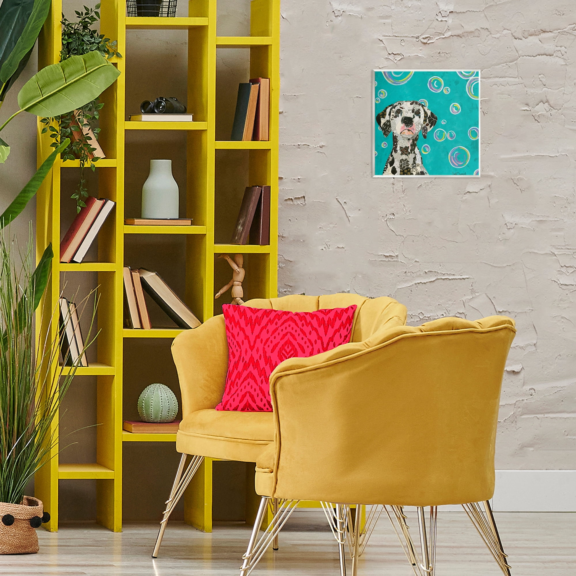 Stupell Industries Love Of Bubbles Collage Animals Painting Unframed Art Print Wall Art, 12 x 12