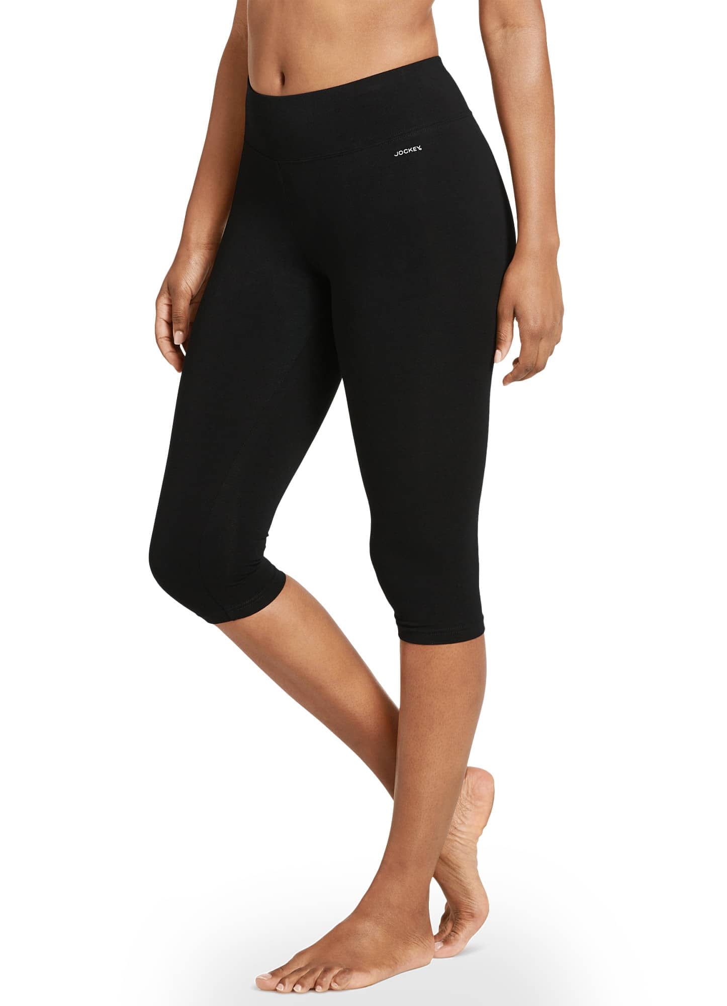 Jockey Womens Cotton Stretch Capri Legging Activewear Capri Pants cotton  blends - Walmart.com