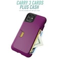 thumbnail image 3 of Smartish iPhone 11 Wallet Case - Wallet Slayer Vol. 1 [Slim + Protective] Credit Card Holder - Purple Reign, 3 of 6