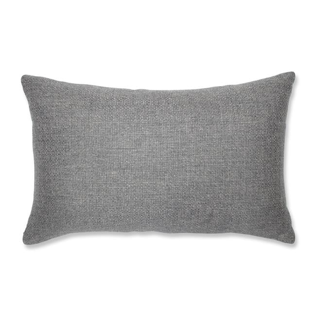 Pillow Perfect 622644 Indoor Sonoma Pewter Rectangular Throw Pillow ...