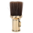 thumbnail image 1 of Barber Neck Duster Brush with Soft Bristles, Gold Handle, Detachable Easy Clean for Hair Cutting, 1 of 4