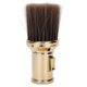 thumbnail image 1 of Cepillo plumero para el cuello de barbero con cerdas suaves, mango dorado, desmontable y fácil de limpiar para cortar el cabello., 1 of 5