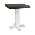 thumbnail image 4 of Sunny Designs Carriage House 36" Wood Pub Table in White/Dark Brown, 4 of 7