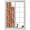 Orange, variant on Grey Abstract Window Privacy Film, Vintage Geometric Gradient Oil Painting Modern Static Cling UV Sun Blocking Heat Control Window Tint Day and Night, Non-Adhesive One Way Privacy Cover 29.5''x78.7''