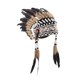 thumbnail image 2 of Tocado de plumas artificiales, decoración, accesorios de disfraz, accesorios de fotos para hombres y mujeres Negro, 2 of 9