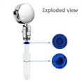 thumbnail image 3 of MYG 5PCS Shower Head Filters Negative Ions Pressurized Handheld Bathroom Showering, 3 of 9