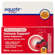 Equate Immune Support Dietary Supplement, Berry, 10 Count