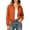 Orange, variant on QIYAGBSA Oxford Cloth Outdoor Jackets for Women, Zip Up Hiking Coat with Windproof and Water Resistant Finish, Lightweight Active Outerwear for Travel and Trail
