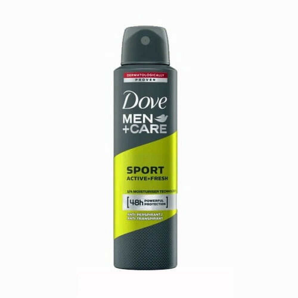 3 Pack Dove Men + Care Sport Active Fresh Antiperspirant Deo Spray, 150ml