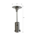 thumbnail image 6 of Tabletop Heater, 46,000 BTU Standing Patio Heater, Steel Gray Patio Heater,Aluminium Outdoor Heater For Deck, Garden & Outdoor Heating, 6 of 6