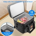 thumbnail image 5 of 23L Large Cooler Bag for Car and Work Double Layer Large Capacity Camping Thermal Bag for Family Outdoor Activities, 5 of 11