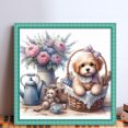 thumbnail image 2 of Kit Punto Cruz Con Perro Hilo Algodón Ecológico Bordado 14CT 40x40cm, 2 of 9